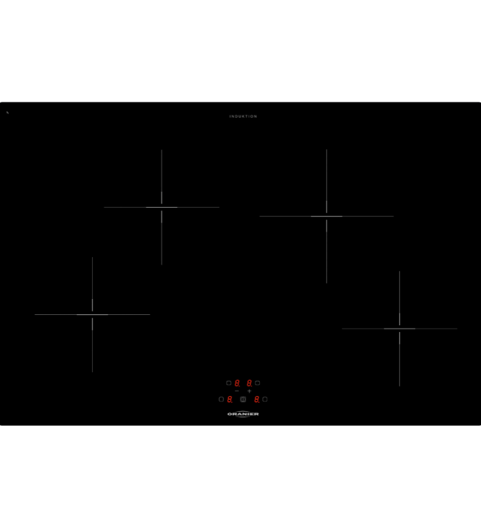 Piano cottura ORANIER induzione 80 cm 4 zone KFI 9981 10 TC